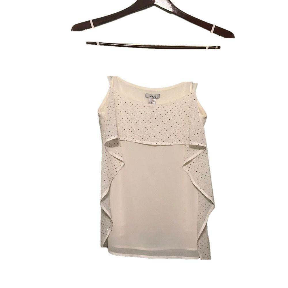 NWT Cache Adjustable Strap Blouse M
